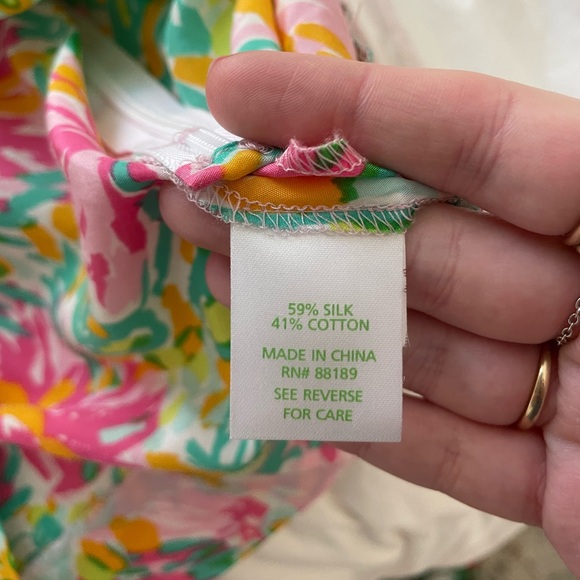 Lilly Pulitzer floral top - Picture 2 of 5